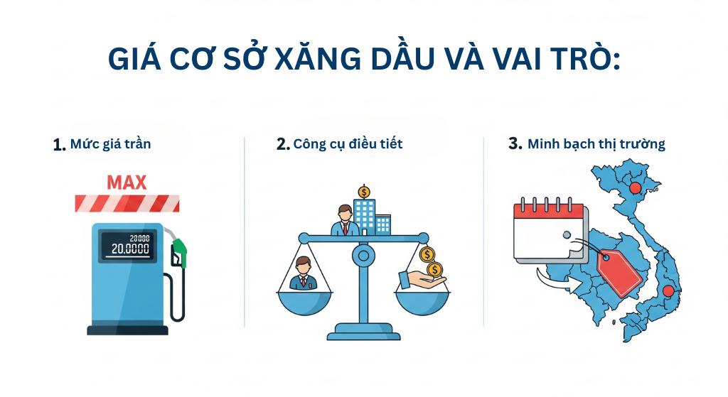  Giá cơ sở Xăng dầu là gì và Vai trò của nó? 